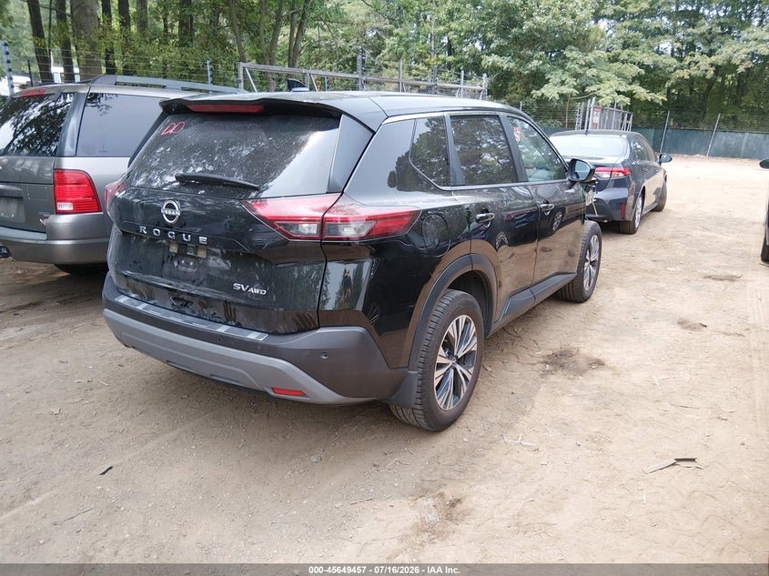 2023 Nissan Rogue VIN JN8BT3BB8PW489307 IAAI salvage auction — FRONT END, Salvage Title, sold $50 on 2026-07-23 (photo 4)