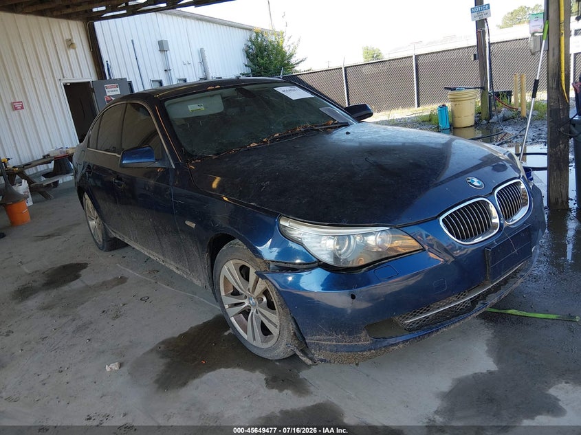 2010 BMW 5 series VIN WBANV1C53AC443499 IAAI salvage auction — NORMAL WEAR, Clear (Georgia), sold $300 on 2026-07-29 (photo 1)