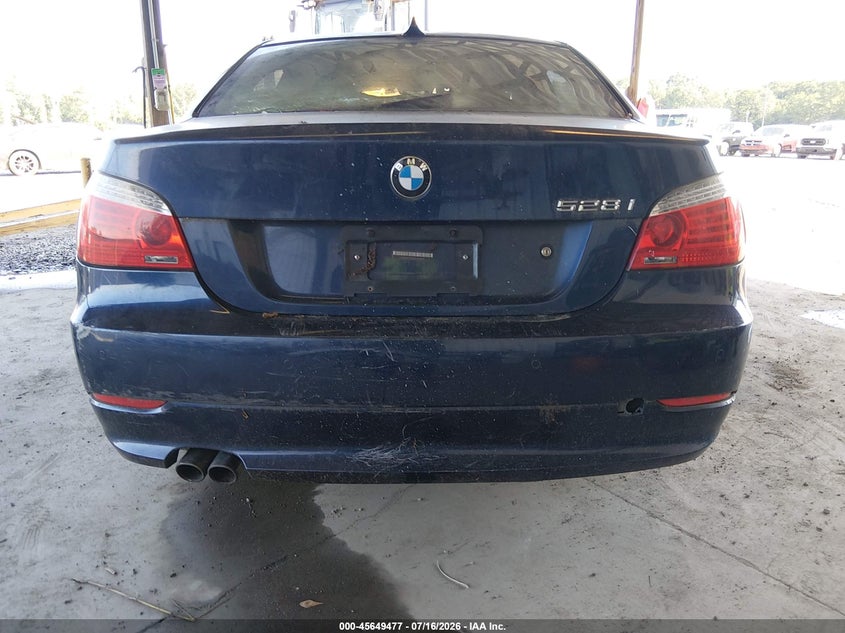 2010 BMW 5 series VIN WBANV1C53AC443499 IAAI salvage auction — NORMAL WEAR, Clear (Georgia), sold $300 on 2026-07-29 (photo 6)