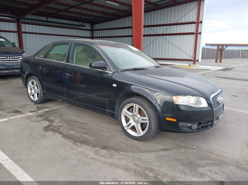 2008 Audi A4 VIN WAUDF78E98A026494 IAAI salvage auction — NORMAL WEAR, Clear - Dealer Only (California), sold $300 on 2026-07-28 (photo 1)