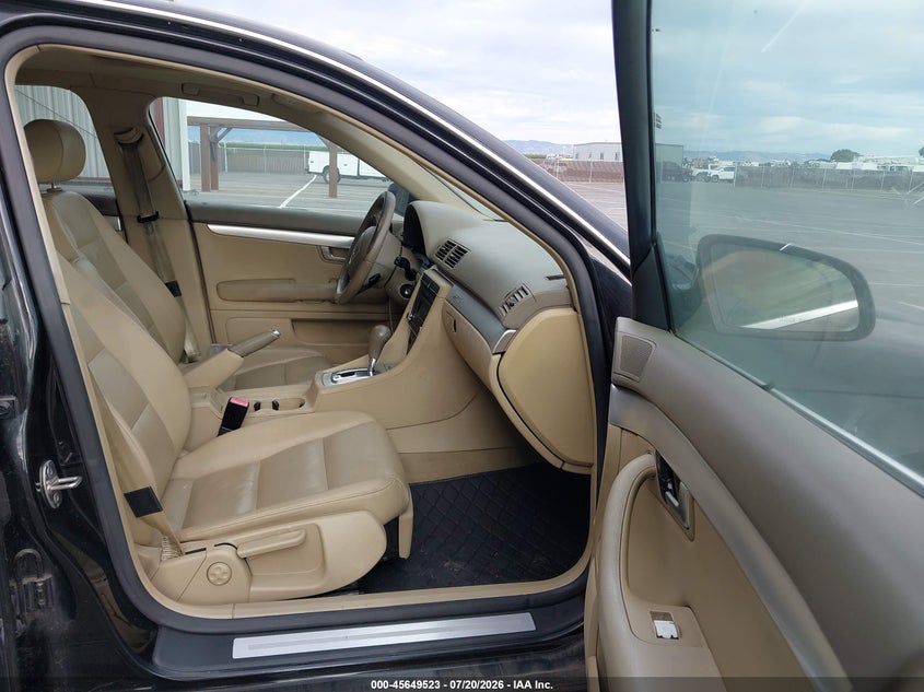 2008 Audi A4 VIN WAUDF78E98A026494 IAAI salvage auction — NORMAL WEAR, Clear - Dealer Only (California), sold $300 on 2026-07-28 (photo 5)