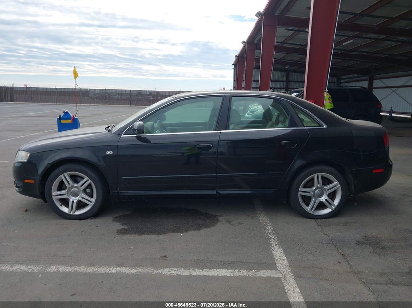 2008 Audi A4 VIN WAUDF78E98A026494 IAAI salvage auction — NORMAL WEAR, Clear - Dealer Only (California), sold $300 on 2026-07-28 (photo 6)