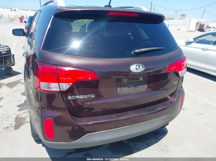 2014 Kia Sorento VIN 5XYKT3A68EG536247 IAAI salvage auction — NORMAL WEAR, Clear - Dealer Only (California), sold $1,225 on 2026-07-24 (photo 6)