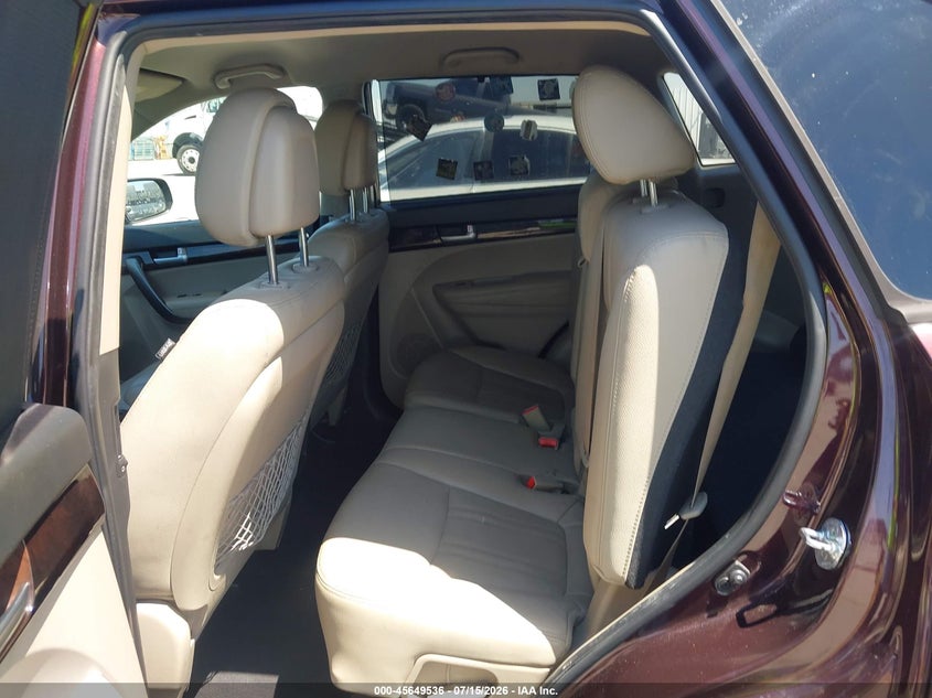 2014 Kia Sorento VIN 5XYKT3A68EG536247 IAAI salvage auction — NORMAL WEAR, Clear - Dealer Only (California), sold $1,225 on 2026-07-24 (photo 8)