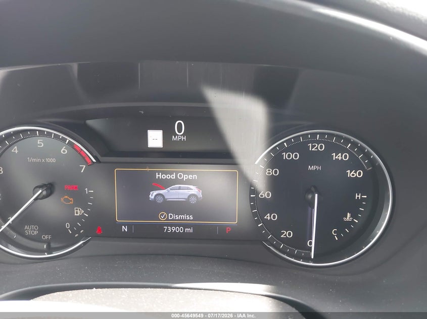 2019 Cadillac Xt4 VIN 1GYFZER4XKF181816 IAAI salvage auction — FRONT END, Salvage Title, sold $4,950 on 2026-08-25 (photo 7)