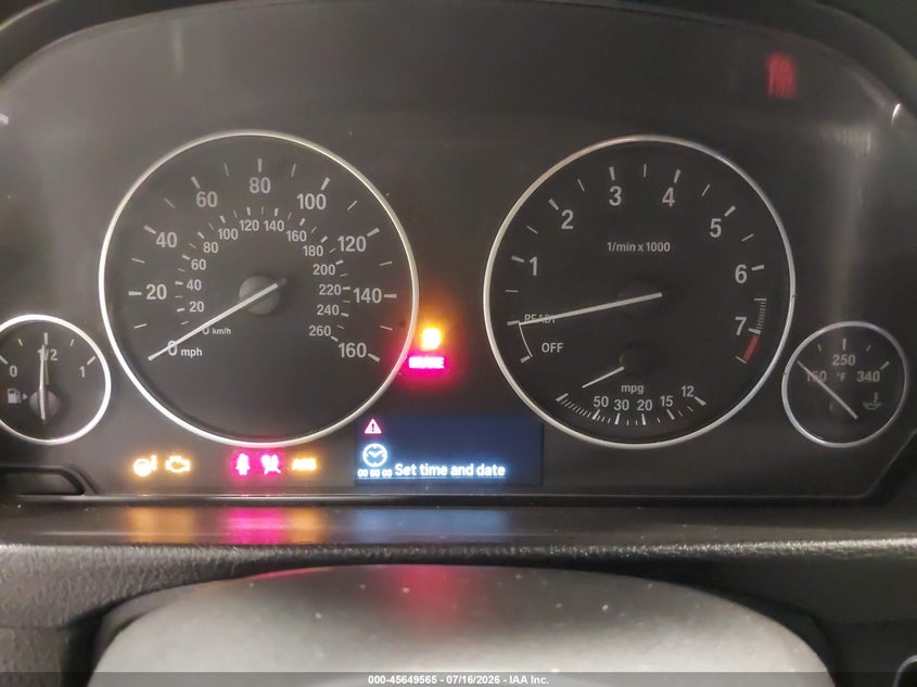 2015 BMW 3er VIN WBA3B3G56FNT17087 IAAI salvage auction — FRONT END, Salvage Title, sold $400 on 2026-08-20 (photo 7)