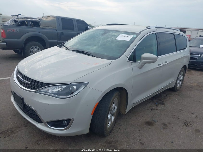 2017 Chrysler Pacifica VIN 2C4RC1EG9HR777935 IAAI salvage auction — HAIL, Salvage Title, sold $1,800 on 2026-09-08 (photo 2)