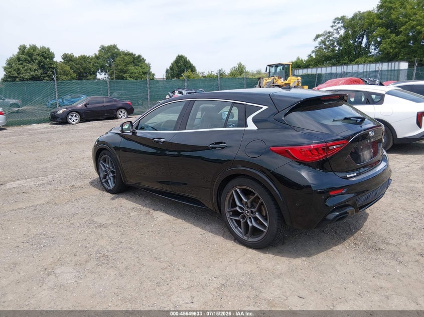2017 Infiniti Qx30 VIN SJKCH5CP9HA024070 IAAI salvage auction — NORMAL WEAR, Salvage Title, sold $5,100 on 2026-07-24 (photo 3)