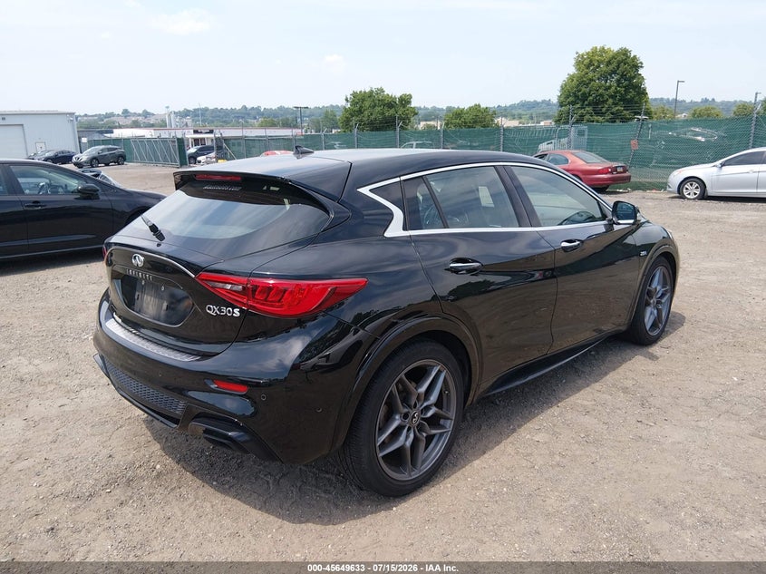 2017 Infiniti Qx30 VIN SJKCH5CP9HA024070 IAAI salvage auction — NORMAL WEAR, Salvage Title, sold $5,100 on 2026-07-24 (photo 4)