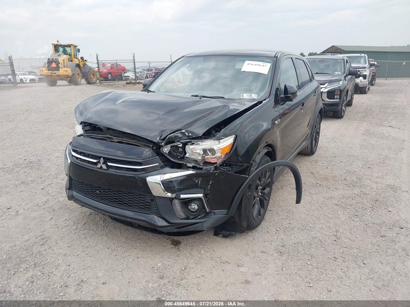 2018 Mitsubishi Outlander VIN JA4AR3AU1JU008822 IAAI salvage auction — FRONT END, Salvage (Pennsylvania), sold $2,000 on 2026-07-26 (photo 2)