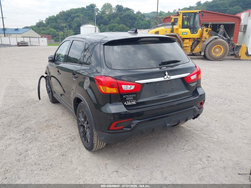 2018 Mitsubishi Outlander VIN JA4AR3AU1JU008822 IAAI salvage auction — FRONT END, Salvage (Pennsylvania), sold $2,000 on 2026-07-26 (photo 3)