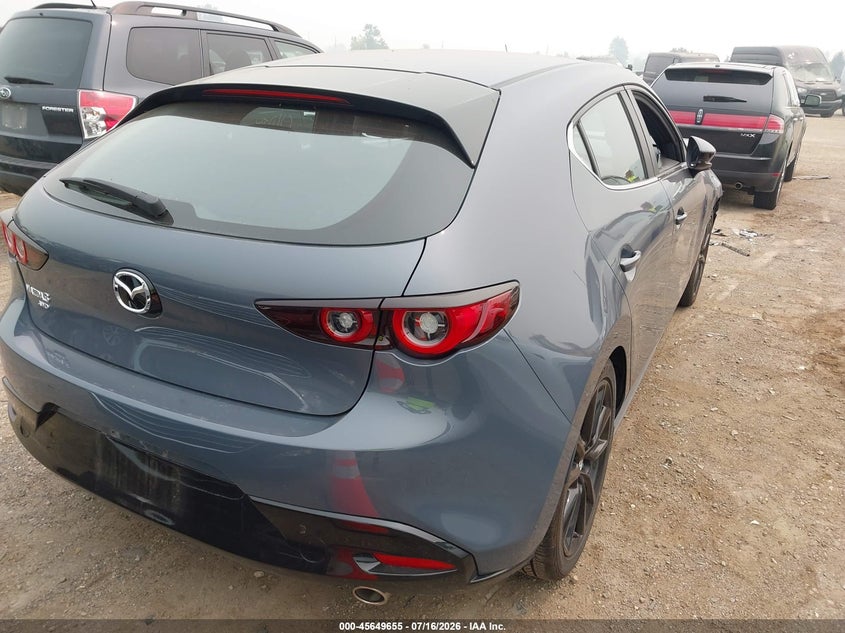 2026 Mazda 3 VIN JM1BPBLL1T1862244 IAAI salvage auction — RIGHT FRONT, Clear (North Carolina), sold $13,875 on 2026-07-30 (photo 4)