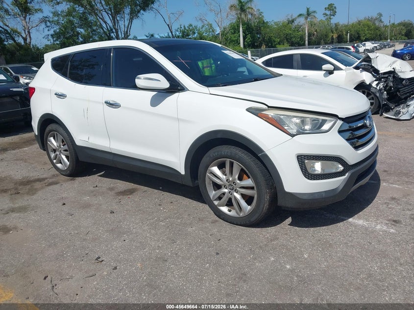 2013 Hyundai Santa fe VIN 5XYZW3LA7DG104979 IAAI salvage auction — NORMAL WEAR, Clear (Florida), sold $625 on 2026-07-29 (photo 1)