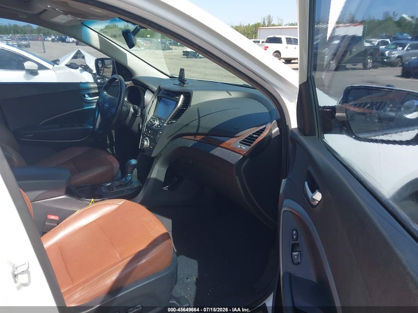 2013 Hyundai Santa fe VIN 5XYZW3LA7DG104979 IAAI salvage auction — NORMAL WEAR, Clear (Florida), sold $625 on 2026-07-29 (photo 5)