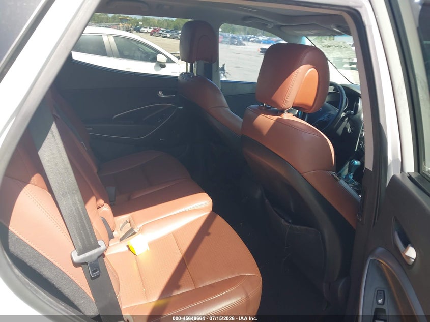 2013 Hyundai Santa fe VIN 5XYZW3LA7DG104979 IAAI salvage auction — NORMAL WEAR, Clear (Florida), sold $625 on 2026-07-29 (photo 8)