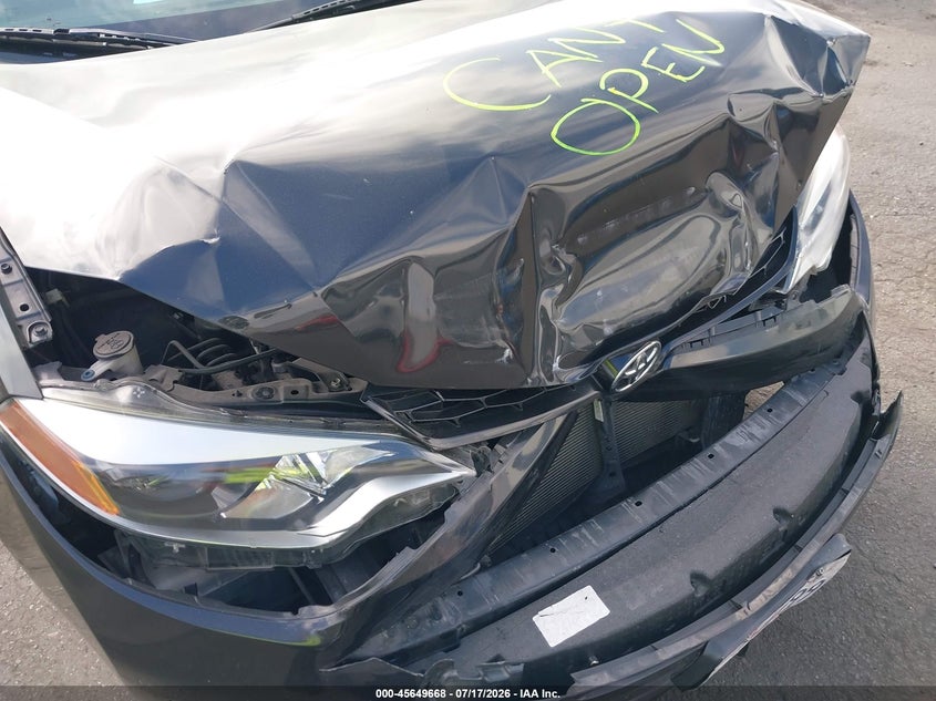 2015 Toyota Corolla VIN 5YFBURHE0FP251004 IAAI salvage auction — FRONT END, Salvage Certificate (California), sold $2,350 on 2026-07-29 (photo 6)