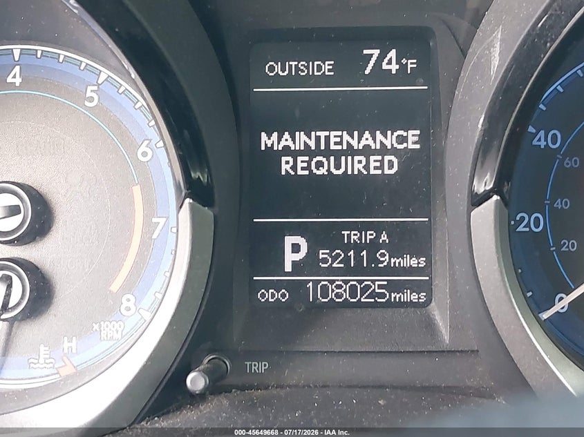 2015 Toyota Corolla VIN 5YFBURHE0FP251004 IAAI salvage auction — FRONT END, Salvage Certificate (California), sold $2,350 on 2026-07-29 (photo 7)
