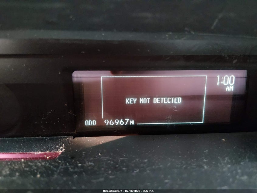 2013 Toyota Prius VIN JTDKN3DU9D1651443 IAAI salvage auction — NORMAL WEAR, Clear (Virginia), sold $775 on 2026-07-22 (photo 7)