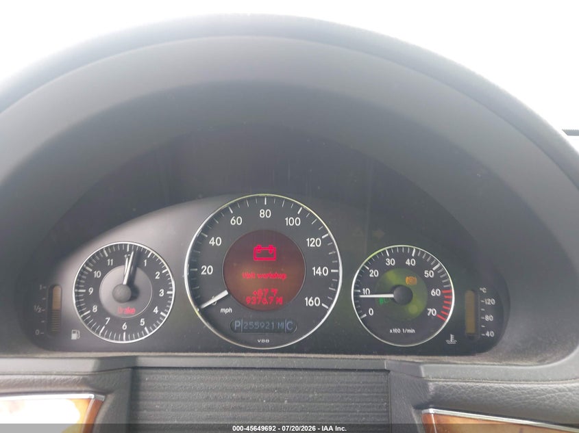 2005 Mercedes-benz E-class VIN WDBUF65J65A636233 IAAI salvage auction — NORMAL WEAR, Clear - Dealer Only (California), sold $175 on 2026-07-30 (photo 7)