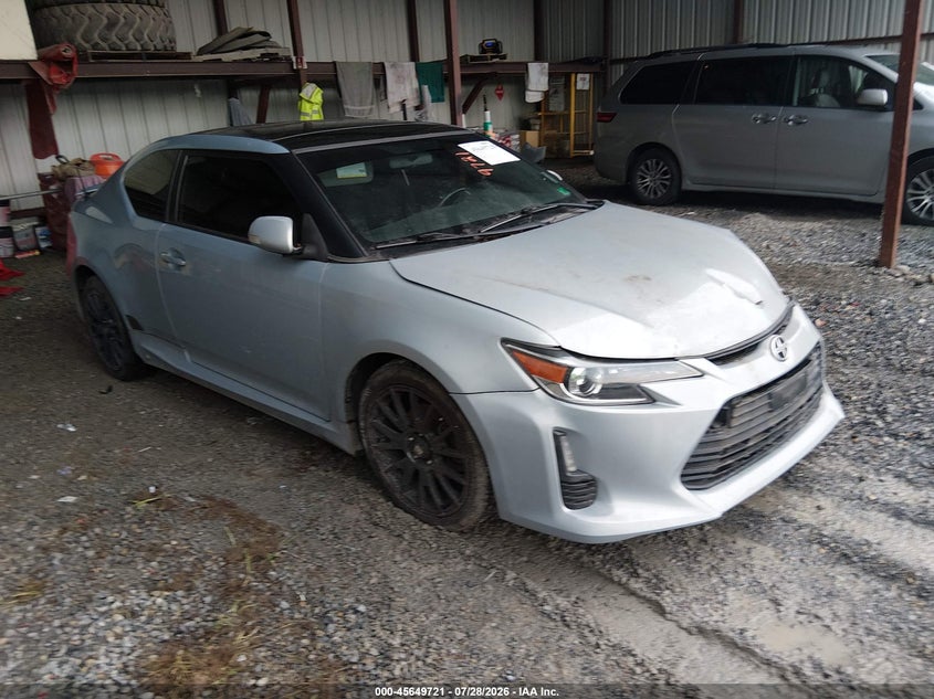 2014 Scion Tc VIN JTKJF5C70E3069150 IAAI salvage auction — FRONT END, Wait Title, sold $800 on 2026-09-08 (photo 1)