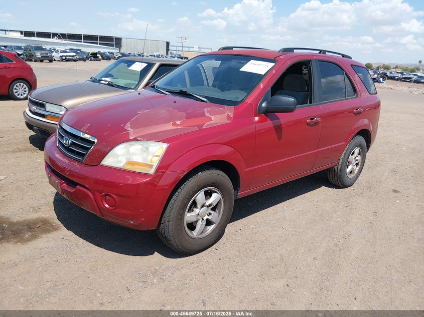 2008 Kia Sorento VIN KNDJC735485854161 IAAI salvage auction — NORMAL WEAR, Clear (Colorado), sold $25 on 2026-07-28 (photo 2)