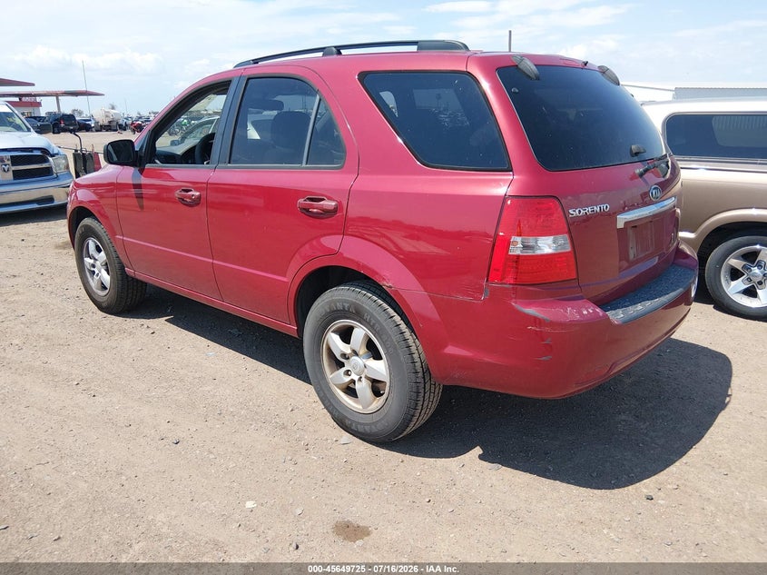 2008 Kia Sorento VIN KNDJC735485854161 IAAI salvage auction — NORMAL WEAR, Clear (Colorado), sold $25 on 2026-07-28 (photo 3)