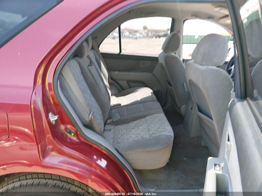 2008 Kia Sorento VIN KNDJC735485854161 IAAI salvage auction — NORMAL WEAR, Clear (Colorado), sold $25 on 2026-07-28 (photo 8)