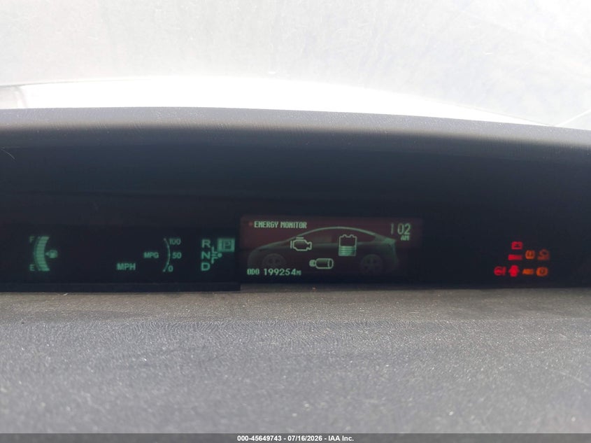 2012 Toyota Prius VIN JTDKN3DU2C1489279 IAAI salvage auction — NORMAL WEAR, Original (Texas), sold $1,900 on 2026-07-22 (photo 7)