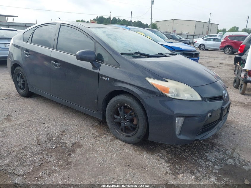 2012 Toyota Prius VIN JTDKN3DU2C1489279 IAAI salvage auction — NORMAL WEAR, Original (Texas), sold $1,900 on 2026-07-22 (photo 1)