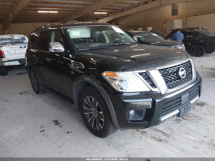 2020 Nissan Armada VIN JN8AY2ND4L9107139 IAAI salvage auction — SIDE, Salvage (Tennessee), sold $4,750 on 2026-07-28 (photo 1)