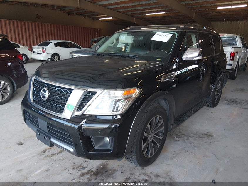 2020 Nissan Armada VIN JN8AY2ND4L9107139 IAAI salvage auction — SIDE, Salvage (Tennessee), sold $4,750 on 2026-07-28 (photo 2)