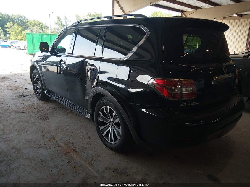 2020 Nissan Armada VIN JN8AY2ND4L9107139 IAAI salvage auction — SIDE, Salvage (Tennessee), sold $4,750 on 2026-07-28 (photo 3)