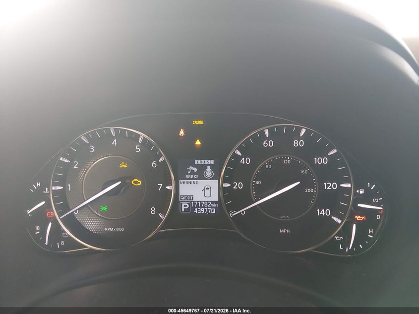 2020 Nissan Armada VIN JN8AY2ND4L9107139 IAAI salvage auction — SIDE, Salvage (Tennessee), sold $4,750 on 2026-07-28 (photo 7)