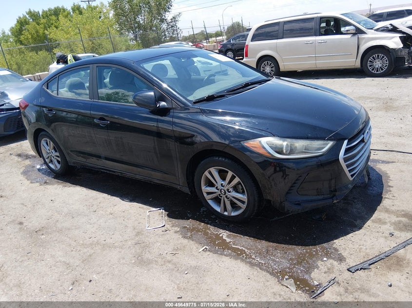 2017 Hyundai Elantra VIN KMHD84LF9HU098351 IAAI salvage auction — NORMAL WEAR, Clear (New Mexico), sold $25 on 2026-07-29 (photo 1)