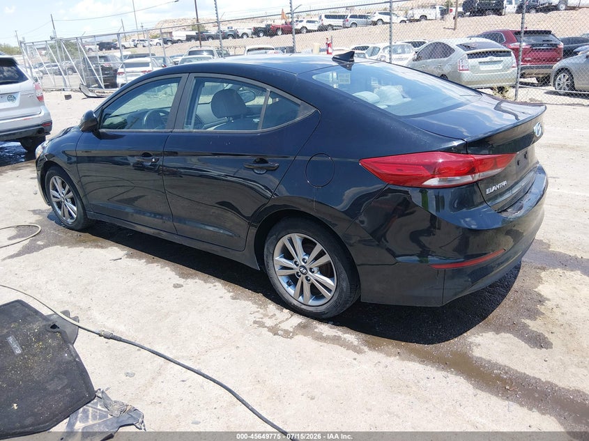 2017 Hyundai Elantra VIN KMHD84LF9HU098351 IAAI salvage auction — NORMAL WEAR, Clear (New Mexico), sold $25 on 2026-07-29 (photo 3)