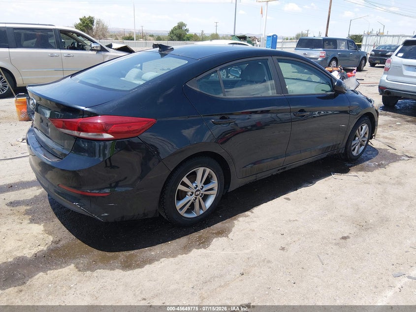 2017 Hyundai Elantra VIN KMHD84LF9HU098351 IAAI salvage auction — NORMAL WEAR, Clear (New Mexico), sold $25 on 2026-07-29 (photo 4)