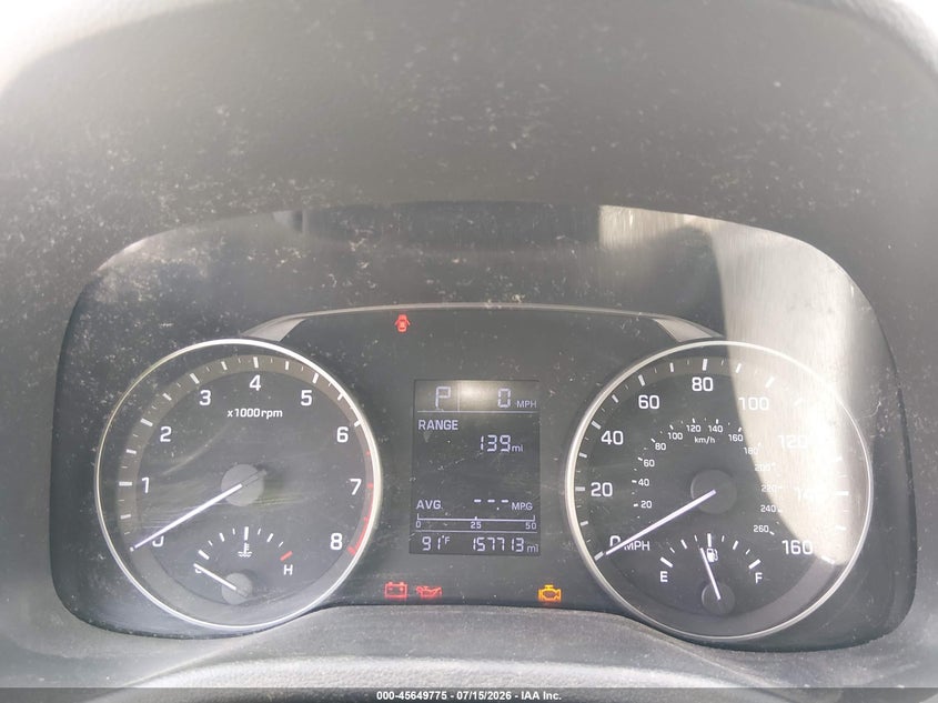 2017 Hyundai Elantra VIN KMHD84LF9HU098351 IAAI salvage auction — NORMAL WEAR, Clear (New Mexico), sold $25 on 2026-07-29 (photo 7)