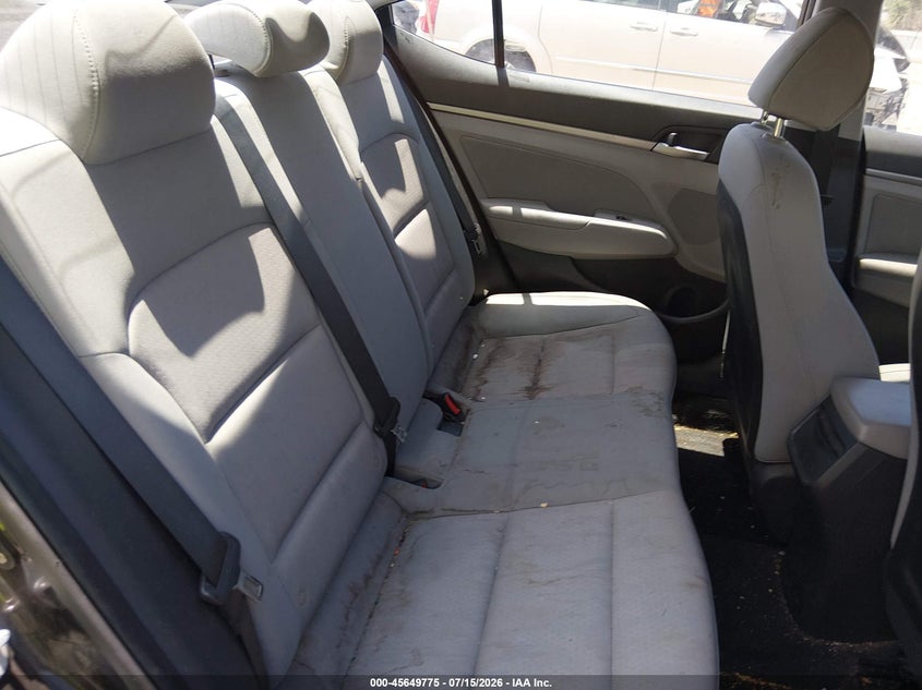 2017 Hyundai Elantra VIN KMHD84LF9HU098351 IAAI salvage auction — NORMAL WEAR, Clear (New Mexico), sold $25 on 2026-07-29 (photo 8)