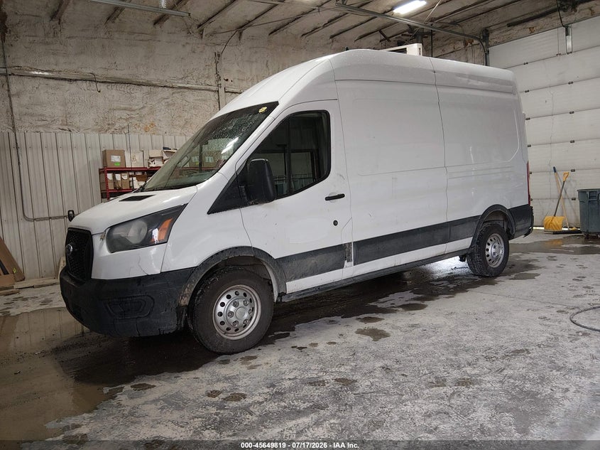 2022 Ford Transit VIN 1FTBR2X84NKA63863 IAAI salvage auction — FRONT END, Enterprise Vehicles Clear Only (Alaska), sold $18,600 on 2026-07-29 (photo 2)