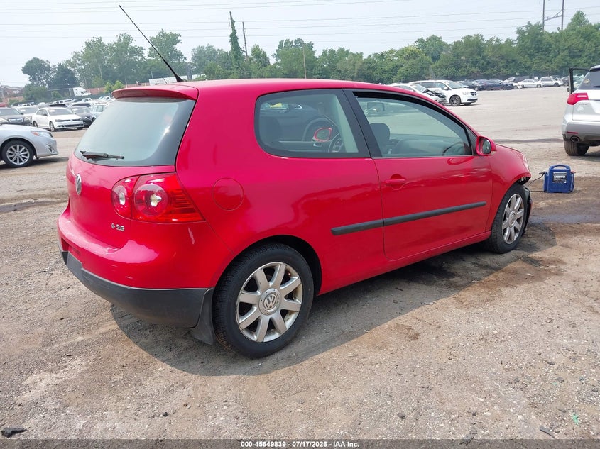 2008 Volkswagen Rabbit VIN WVWBB71K38W157669 IAAI salvage auction — RIGHT FRONT, Salvage (Pennsylvania), sold $350 on 2026-08-07 (photo 4)