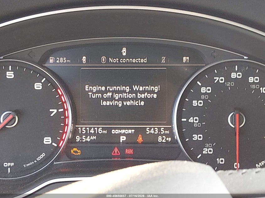 2017 Audi Q7 VIN WA1LAAF73HD016275 IAAI salvage auction — NORMAL WEAR, Clear (Colorado), sold $525 on 2026-07-28 (photo 7)