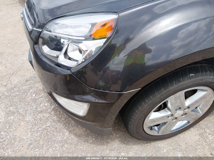 2016 Chevrolet Equinox VIN 2GNALCEK2G6166469 IAAI salvage auction — FRONT END, Original (Texas), sold $1,050 on 2026-07-23 (photo 6)