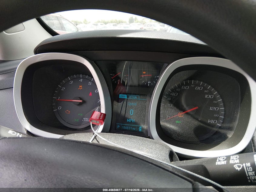 2016 Chevrolet Equinox VIN 2GNALCEK2G6166469 IAAI salvage auction — FRONT END, Original (Texas), sold $1,050 on 2026-07-23 (photo 7)