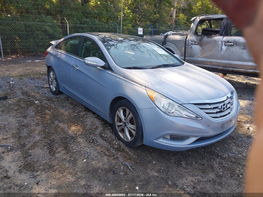 2013 Hyundai Sonata VIN 5NPEC4AC5DH596311 IAAI salvage auction — REAR END, Parts Only Bos (South Carolina), sold $25 on 2026-07-28 (photo 1)