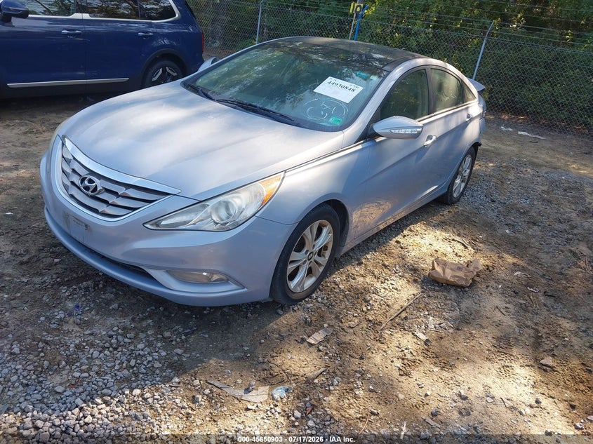 2013 Hyundai Sonata VIN 5NPEC4AC5DH596311 IAAI salvage auction — REAR END, Parts Only Bos (South Carolina), sold $25 on 2026-07-28 (photo 2)