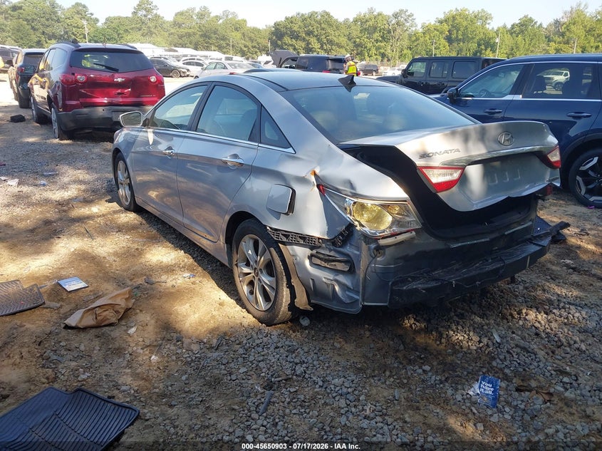 2013 Hyundai Sonata VIN 5NPEC4AC5DH596311 IAAI salvage auction — REAR END, Parts Only Bos (South Carolina), sold $25 on 2026-07-28 (photo 3)