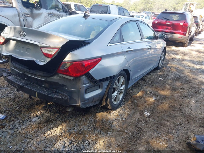 2013 Hyundai Sonata VIN 5NPEC4AC5DH596311 IAAI salvage auction — REAR END, Parts Only Bos (South Carolina), sold $25 on 2026-07-28 (photo 4)