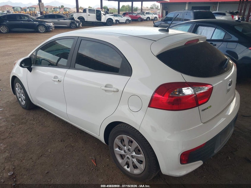 2016 Kia Rio VIN KNADN5A35G6645093 IAAI salvage auction — FRONT END, Wait Title, sold $2,000 on 2026-08-02 (photo 3)