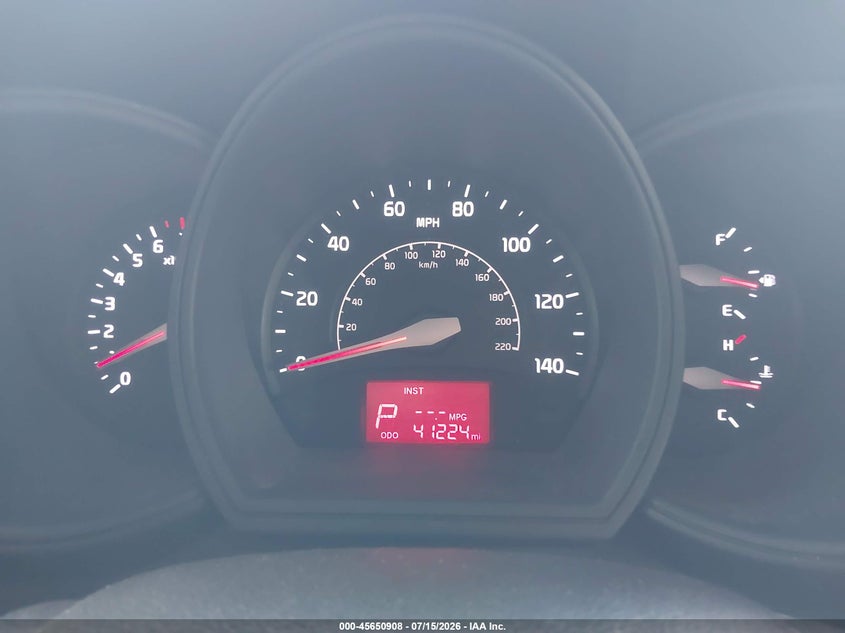 2016 Kia Rio VIN KNADN5A35G6645093 IAAI salvage auction — FRONT END, Wait Title, sold $2,000 on 2026-08-02 (photo 7)