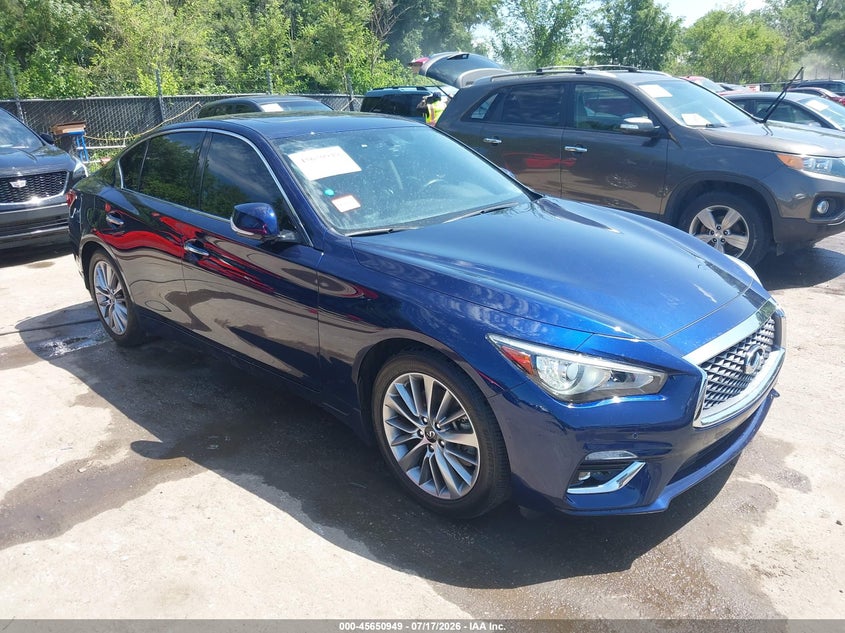 2024 Infiniti Q50 VIN JN1EV7BR1RM631859 — IAAI salvage auction photo